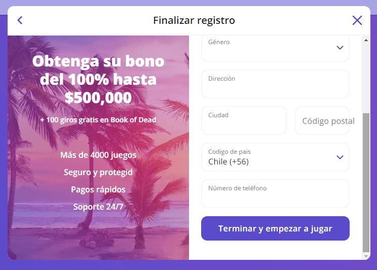 ¿Cómo me registro en Casino Days?